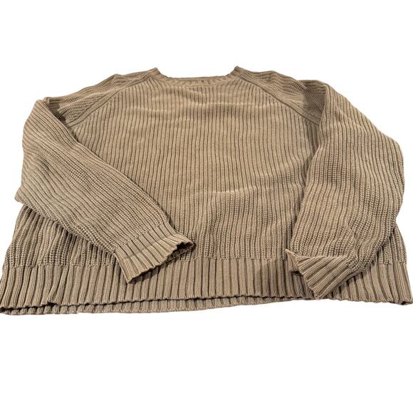 Gap Adult Large Brown Long Sleeve Sweater 100% Cotton - Picture 1 of 5
